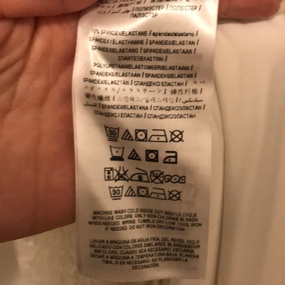 White Guess long dress with slits and backless - Picture 8 of 8